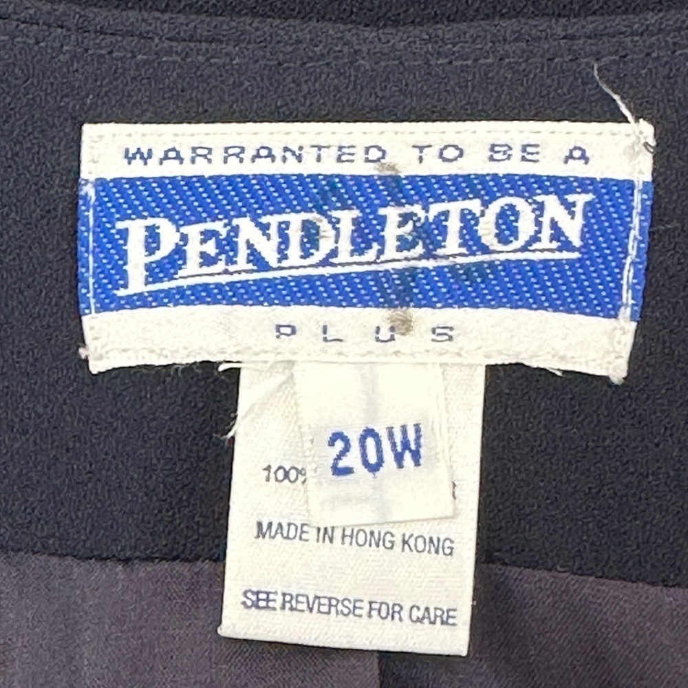 Vintage‎ Pendleton Plus 4 Button Suit Jacket Blaz… - image 5